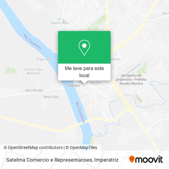 Satelma Comercio e Representacoes mapa