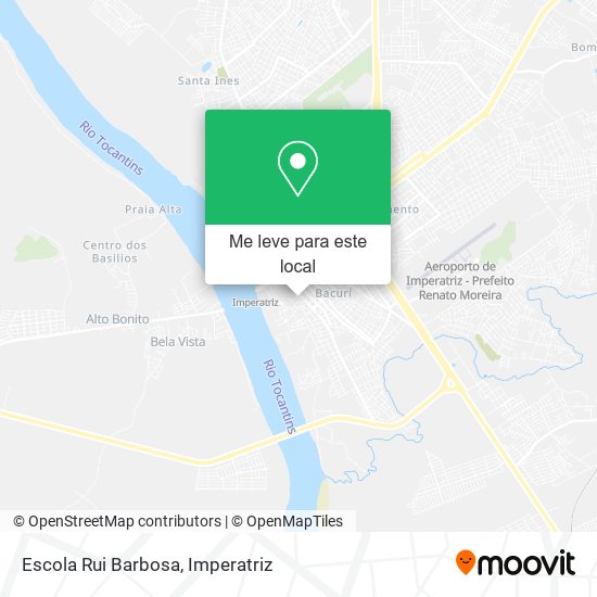 Escola Rui Barbosa mapa