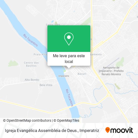 Igreja Evangélica Assembléia de Deus. mapa