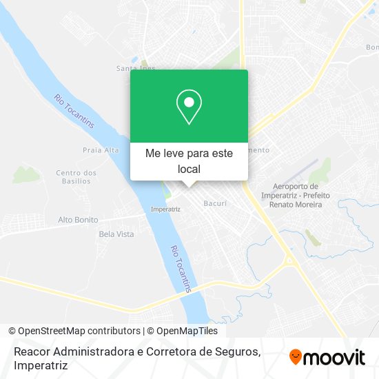 Reacor Administradora e Corretora de Seguros mapa