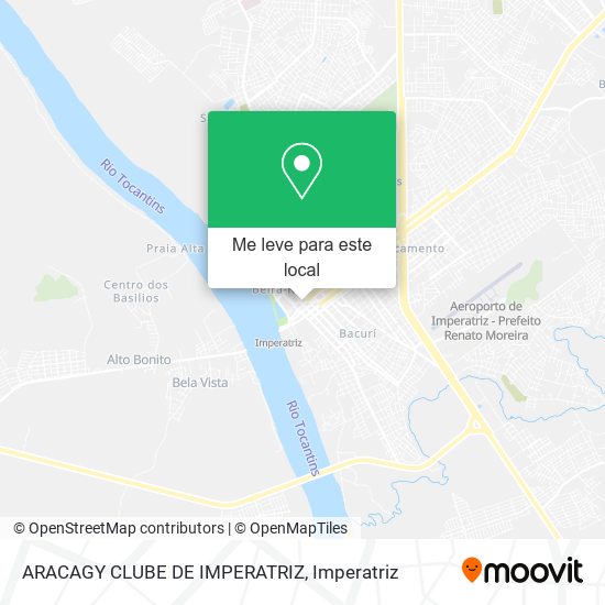 ARACAGY CLUBE DE IMPERATRIZ mapa