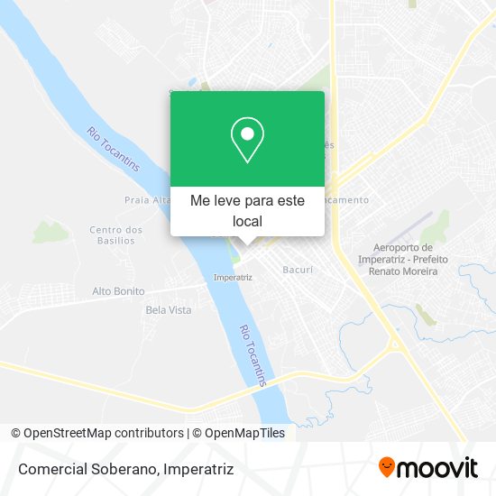 Comercial Soberano mapa