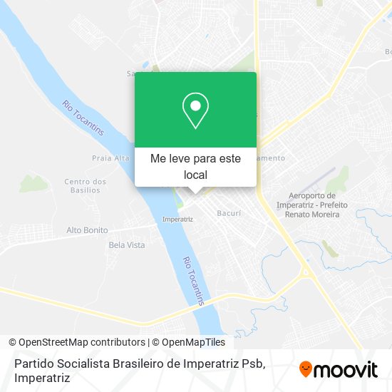 Partido Socialista Brasileiro de Imperatriz Psb mapa