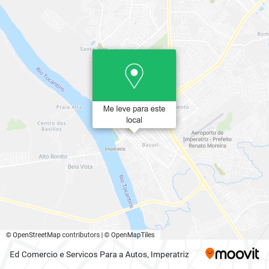 Ed Comercio e Servicos Para a Autos mapa