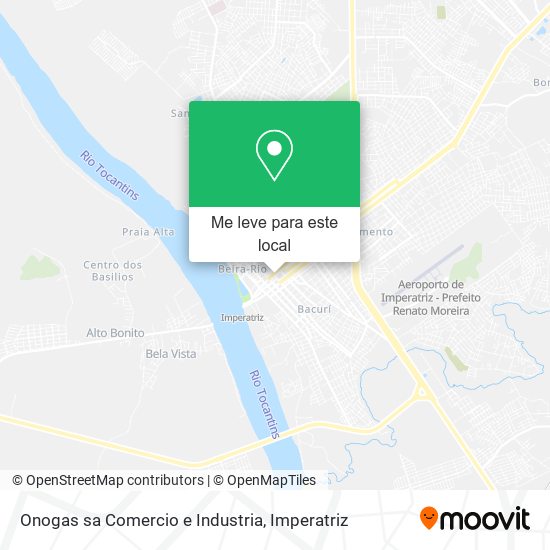 Onogas sa Comercio e Industria mapa