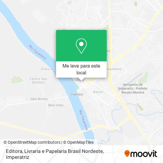 Editora, Livraria e Papelaria Brasil Nordeste mapa