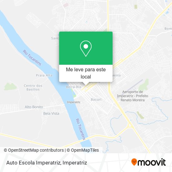 Auto Escola Imperatriz mapa