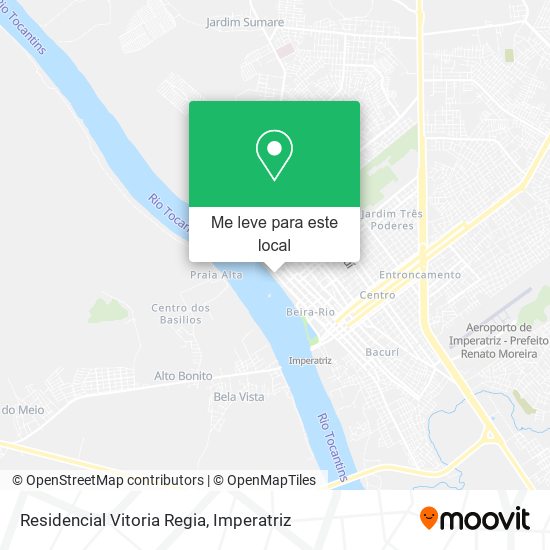 Residencial Vitoria Regia mapa