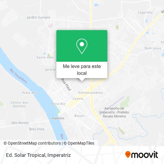 Ed. Solar Tropical mapa