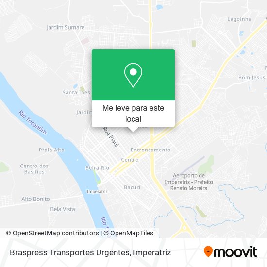 Braspress Transportes Urgentes mapa