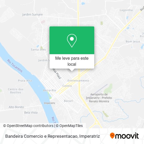 Bandeira Comercio e Representacao mapa