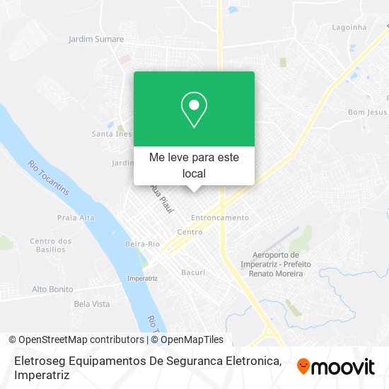 Eletroseg Equipamentos De Seguranca Eletronica mapa