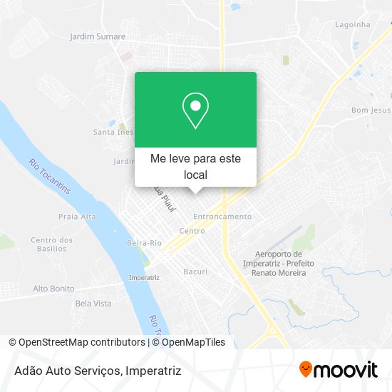 Adão Auto Serviços mapa