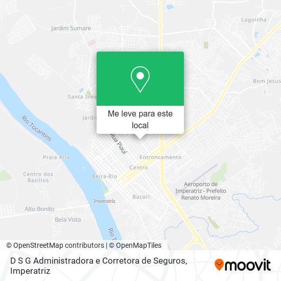 D S G Administradora e Corretora de Seguros mapa