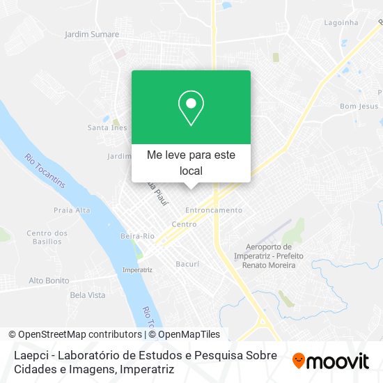 Laepci - Laboratório de Estudos e Pesquisa Sobre Cidades e Imagens mapa