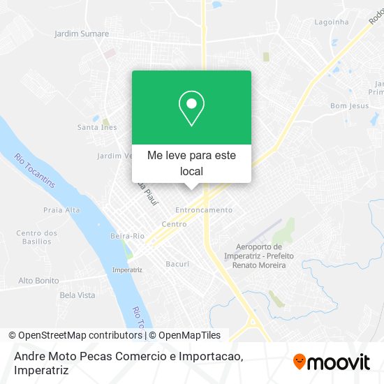 Andre Moto Pecas Comercio e Importacao mapa