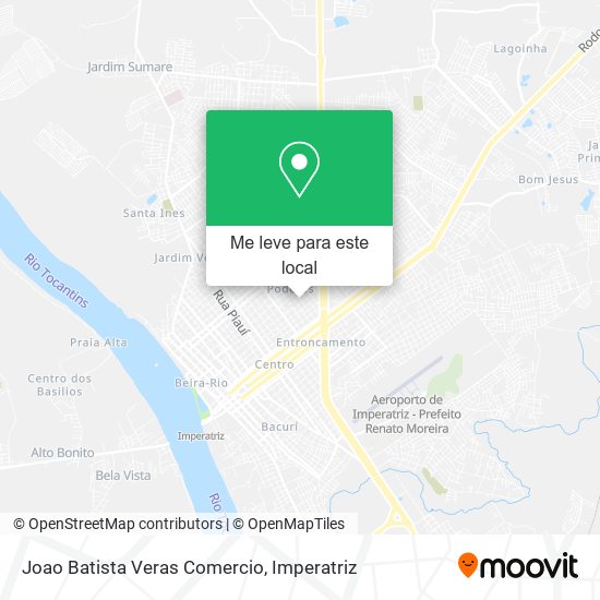 Joao Batista Veras Comercio mapa