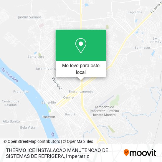 THERMO ICE INSTALACAO MANUTENCAO DE SISTEMAS DE REFRIGERA mapa