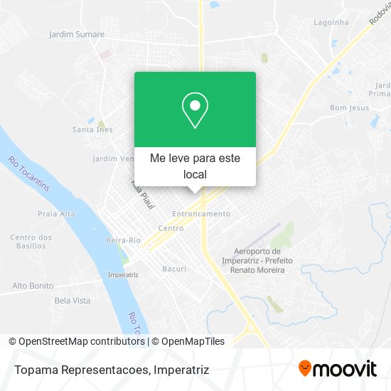 Topama Representacoes mapa