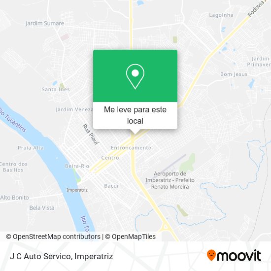 J C Auto Servico mapa