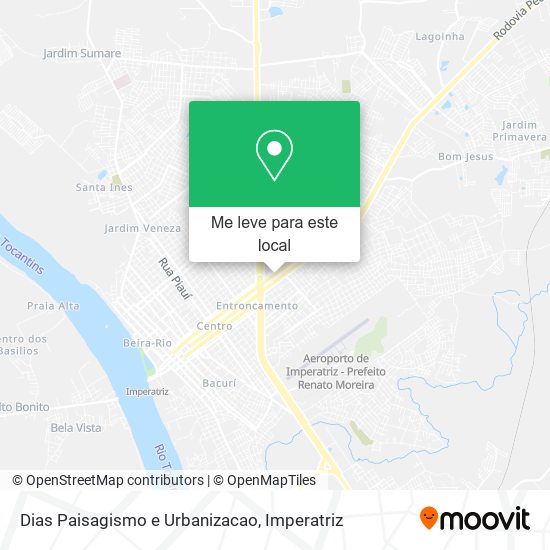Dias Paisagismo e Urbanizacao mapa