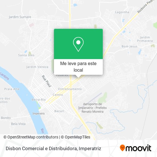 Disbon Comercial e Distribuidora mapa