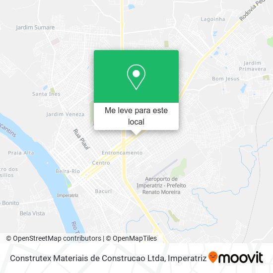 Construtex Materiais de Construcao Ltda mapa