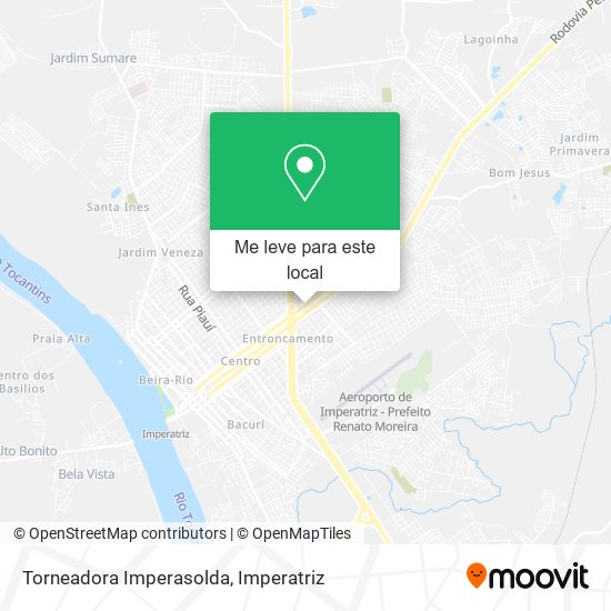 Torneadora Imperasolda mapa