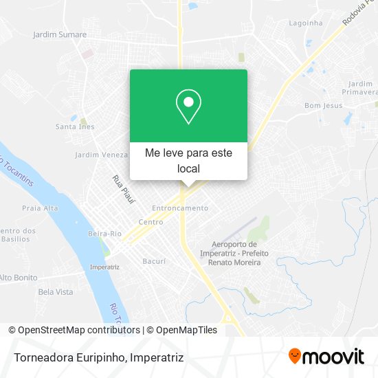 Torneadora Euripinho mapa