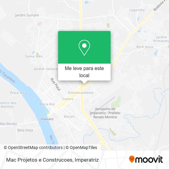 Mac Projetos e Construcoes mapa