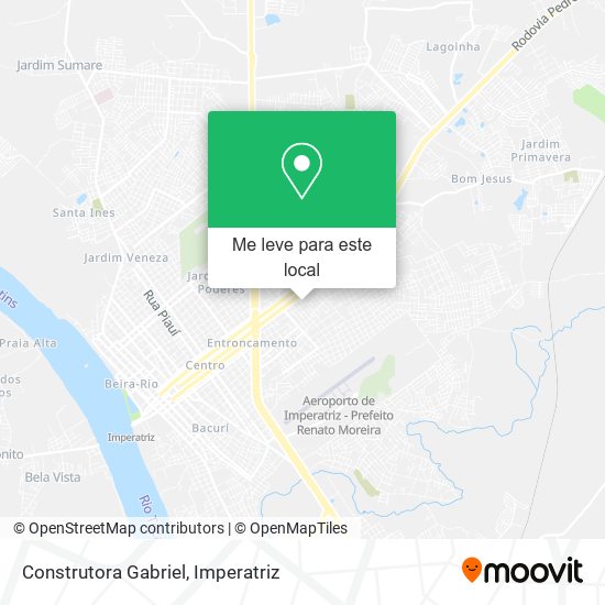 Construtora Gabriel mapa