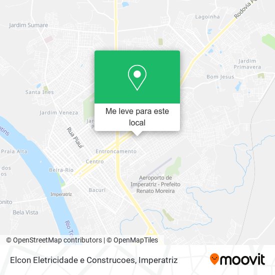 Elcon Eletricidade e Construcoes mapa