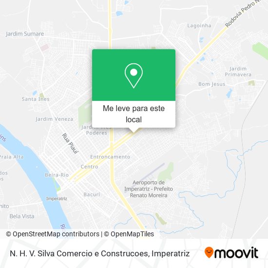 N. H. V. Silva Comercio e Construcoes mapa