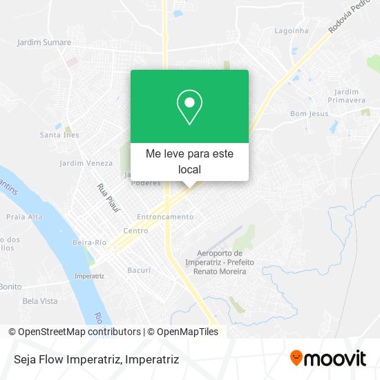 Seja Flow Imperatriz mapa