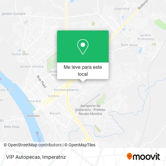 VIP Autopecas mapa