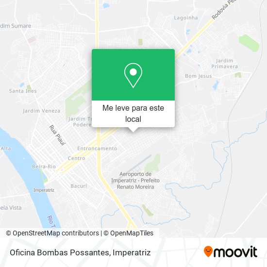 Oficina Bombas Possantes mapa