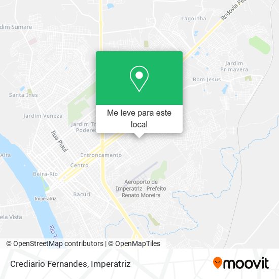 Crediario Fernandes mapa