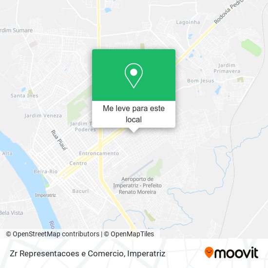 Zr Representacoes e Comercio mapa