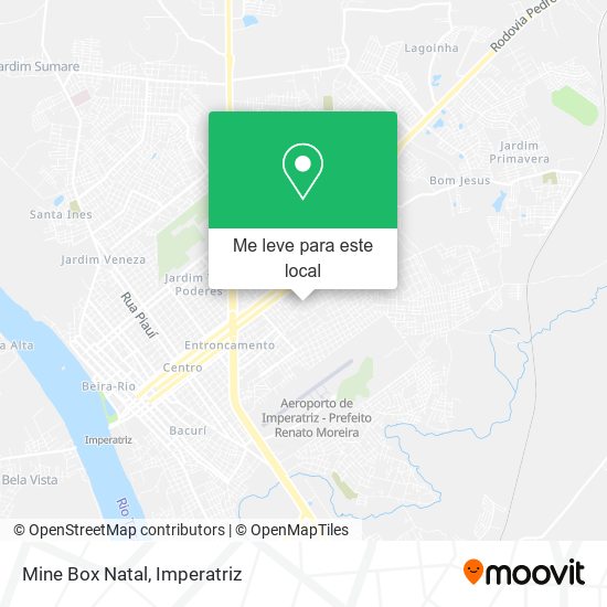 Mine Box Natal mapa