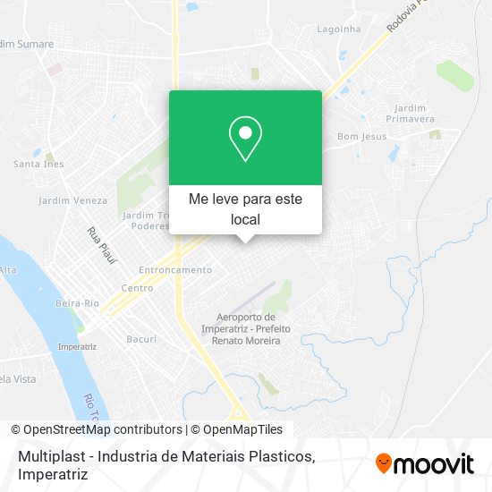 Multiplast - Industria de Materiais Plasticos mapa