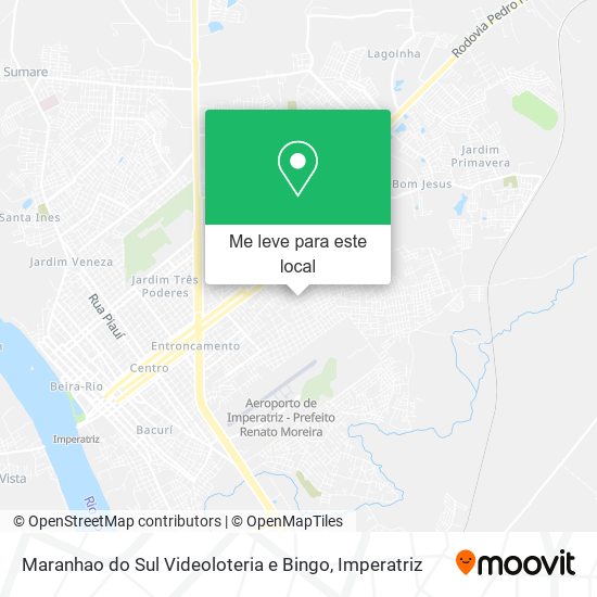 Maranhao do Sul Videoloteria e Bingo mapa