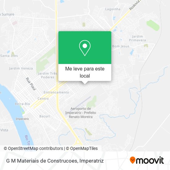 G M Materiais de Construcoes mapa