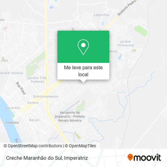 Creche Maranhão do Sul mapa