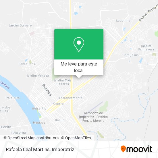 Rafaela Leal Martins mapa