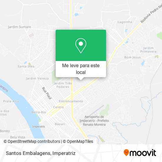 Santos Embalagens mapa