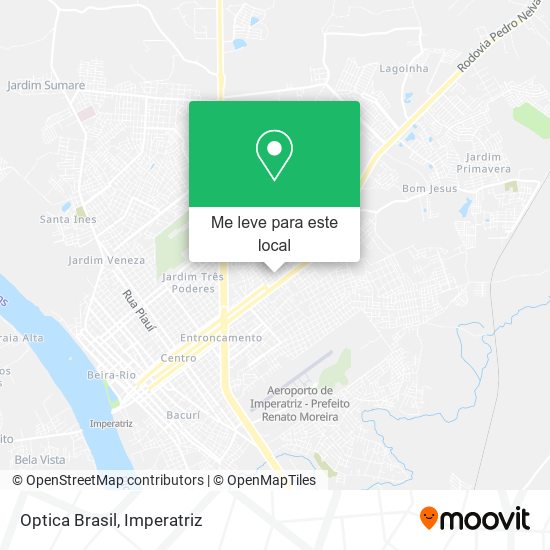 Optica Brasil mapa