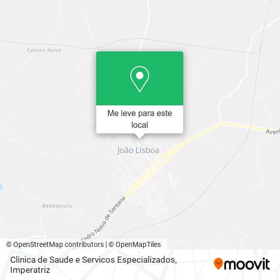 Clinica de Saude e Servicos Especializados mapa