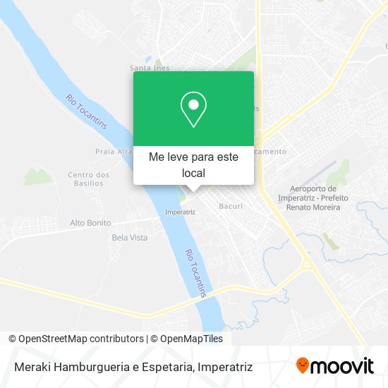 Meraki Hamburgueria e Espetaria mapa