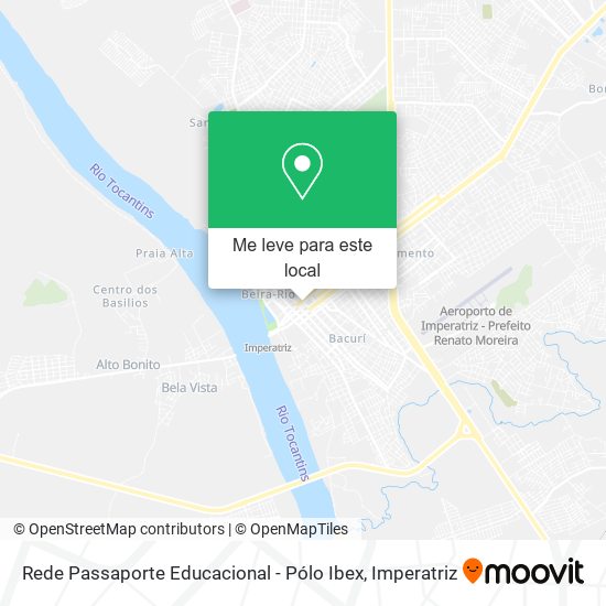 Rede Passaporte Educacional - Pólo Ibex mapa