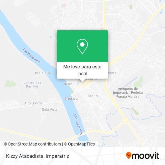 Kizzy Atacadista mapa